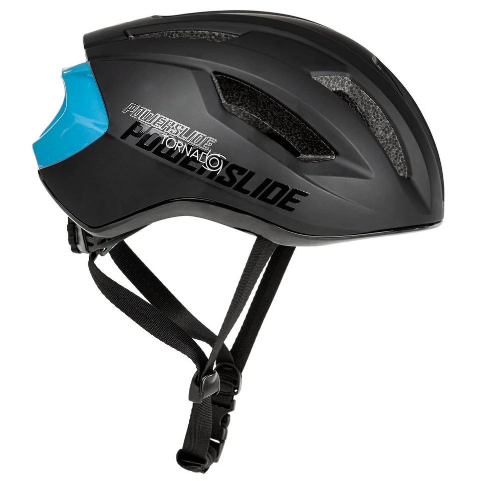 Powerslide Erwachsene Helm Tornado Black/Teal, für Inline, Fahrrad, Scooter - Bild 3 von 4