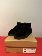UGG Classic Ultra Mini Women's Ankle Boot - Black, UK 6.5