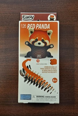 Eugy 3D Red Panda Puzzle   It's Fun and Easy   A Cool Learning Experience   New