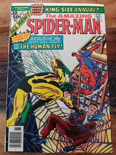 AMAZING SPIDER-MAN King-Size Annual #10 (1976) Newsstand - VF