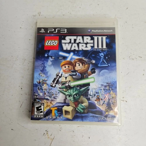 Lego Star Wars III: The Clone Wars (PlayStation 3, 2011) No Manual