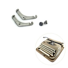 Feed Roller Holders for Cole Steel or ABC Portable Typewriter Original Vtg Part thumbnail