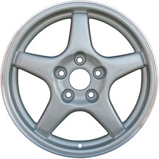 05055 Reconditioned Factory OEM wheel 17 X 9 Bright White Painted w/Machined Lip