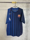 BARCELONA 2004 2005 AWAY FOOTBALL SHIRT SOCCER JERSEY NIKE sz L MEN