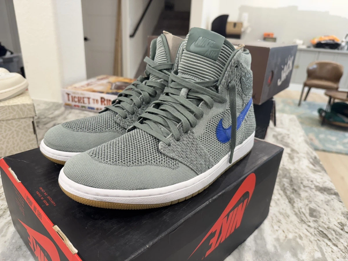 Jordan 1 Flyknit High Clay Green for Sale | Authenticity