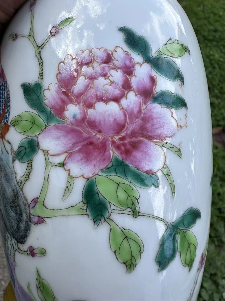 A beautiful pair of Chinese antique table lamps - Image 4 of 4