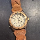 AF47 Vintage Timex Indiglo Adventurer Mens Watch Diver Style 40mm Untested As Is