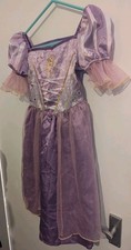 Girls Disney Princess Rapunzel Fancy Dress Costume Age 4-5-6-7 