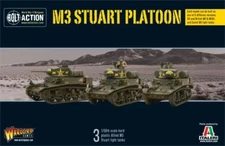 USA - M3 Stuart Platoon: Warlord Games Bolt Action