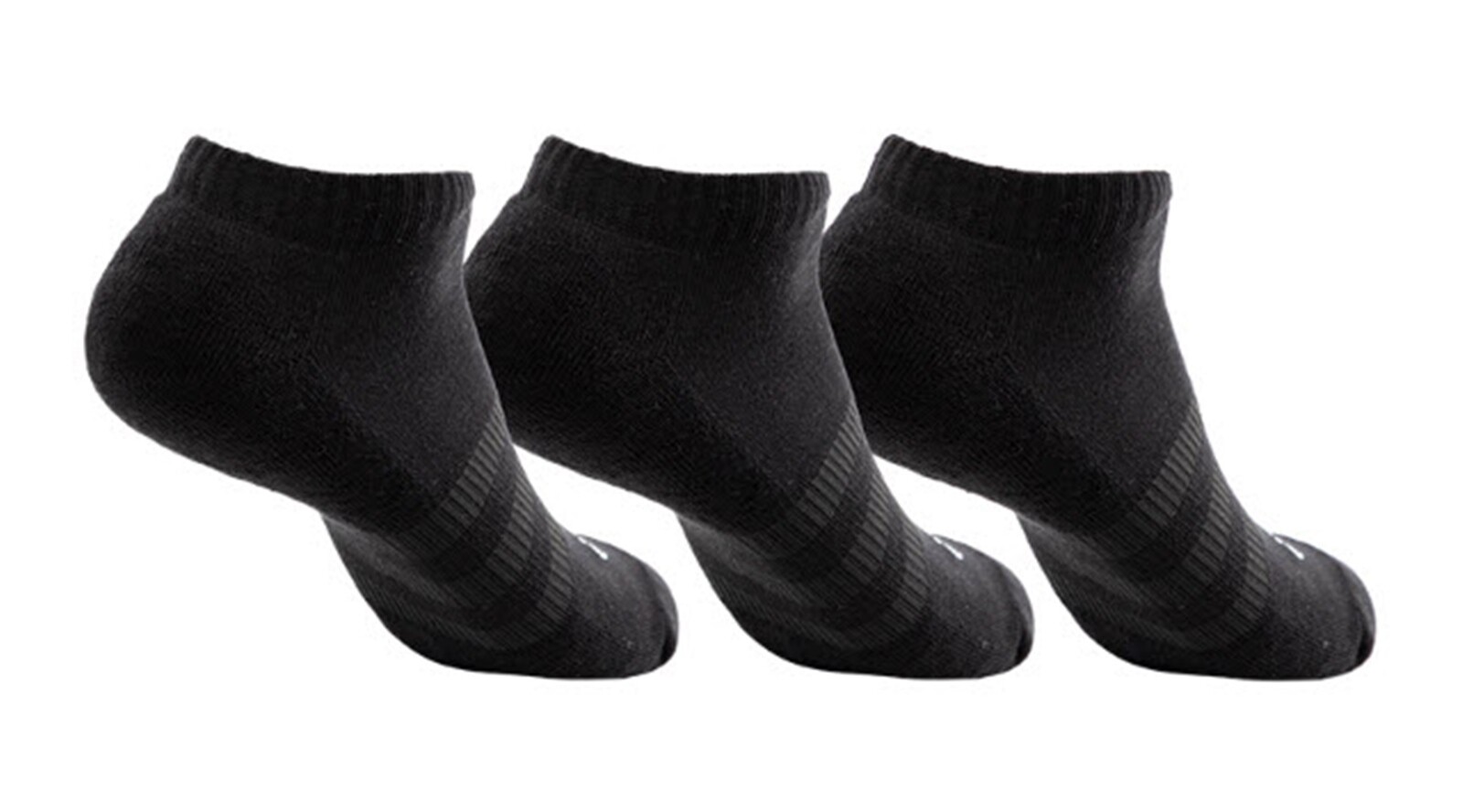 Adidas Men Sportswear Low 3 Pairs Socks Black 3PR Running Casual Sock