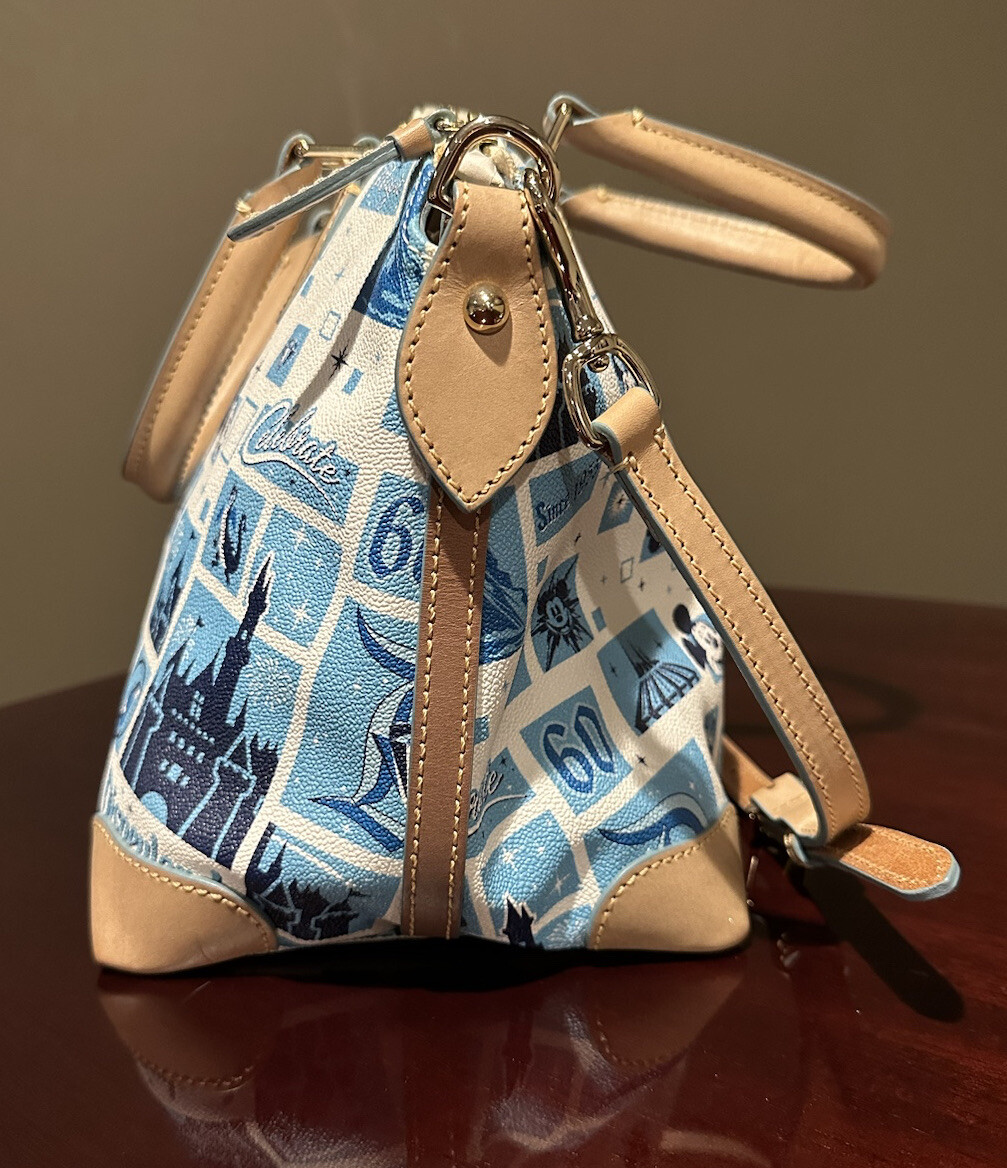 EUC Dooney & Bourke Disneyland 60th Anniversary 2015 Crossbody Satchel