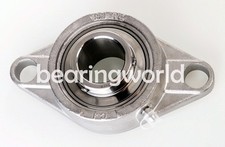 NEW!!  SUCSFL207-35MM   35MM Stainless Steel 2 Bolt Flange Bearing  MUCFL207