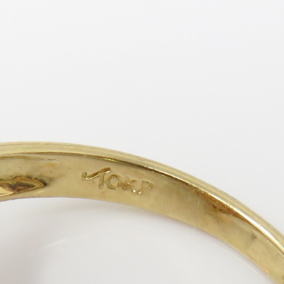 NYJEWEL 18K 10K Yellow Gold Garnet Necklace Ring … - image 5