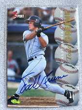 1995 Classic 5 Sport Todd Greene Rookie Autograph Card Angels