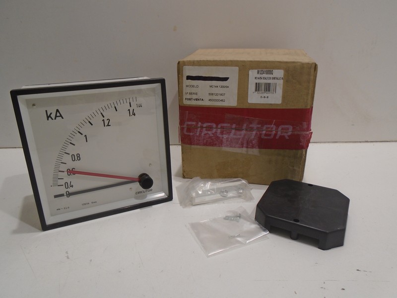 *NEW* CIRCUTOR 1200/5A AMPERE METER 0-1.4