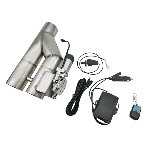 3" Double Electric Exhaust Valve Dual Control Valve W/Manual and Remote Switch - Picture 6 of 15