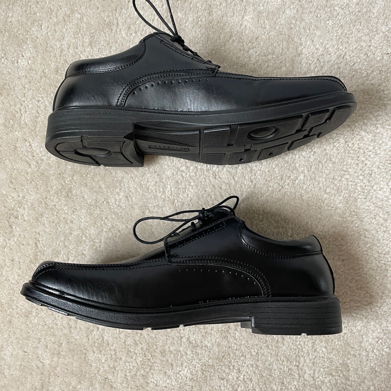 SAOLA Scarpe eleganti uomo cervi taglia 14W nere Williamsburg 902 collezione Oxford nuove