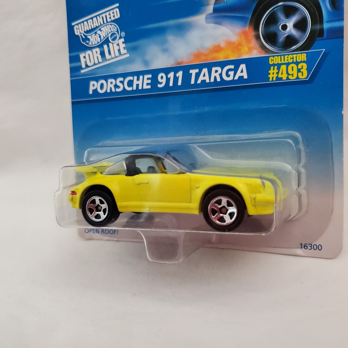 Hot Wheels Collectibles Porsche 911 Targa Open Roof Yellow #493