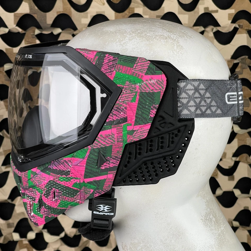 NUEVA Máscara de Paintball Empire EVS con 1 Lente - LE Geo Grunge - Transparente Foto 3 de 4