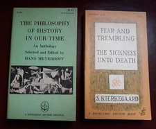 2 Anchor PB Books Of Philosophy, Vintage Clean And Texts Unmarked, 1950s. Good +