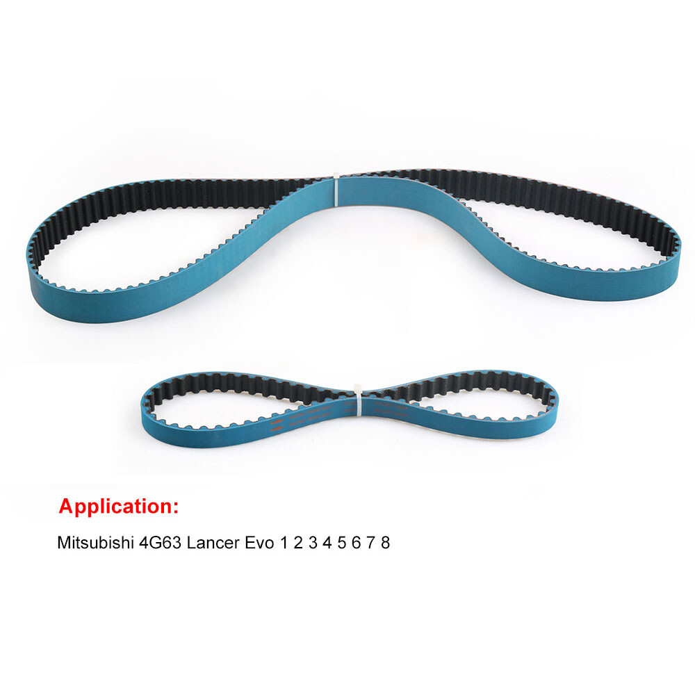 Racing Timing Belt & Balance Shaft Belt For 9203 Mitsubishi Lancer EVO