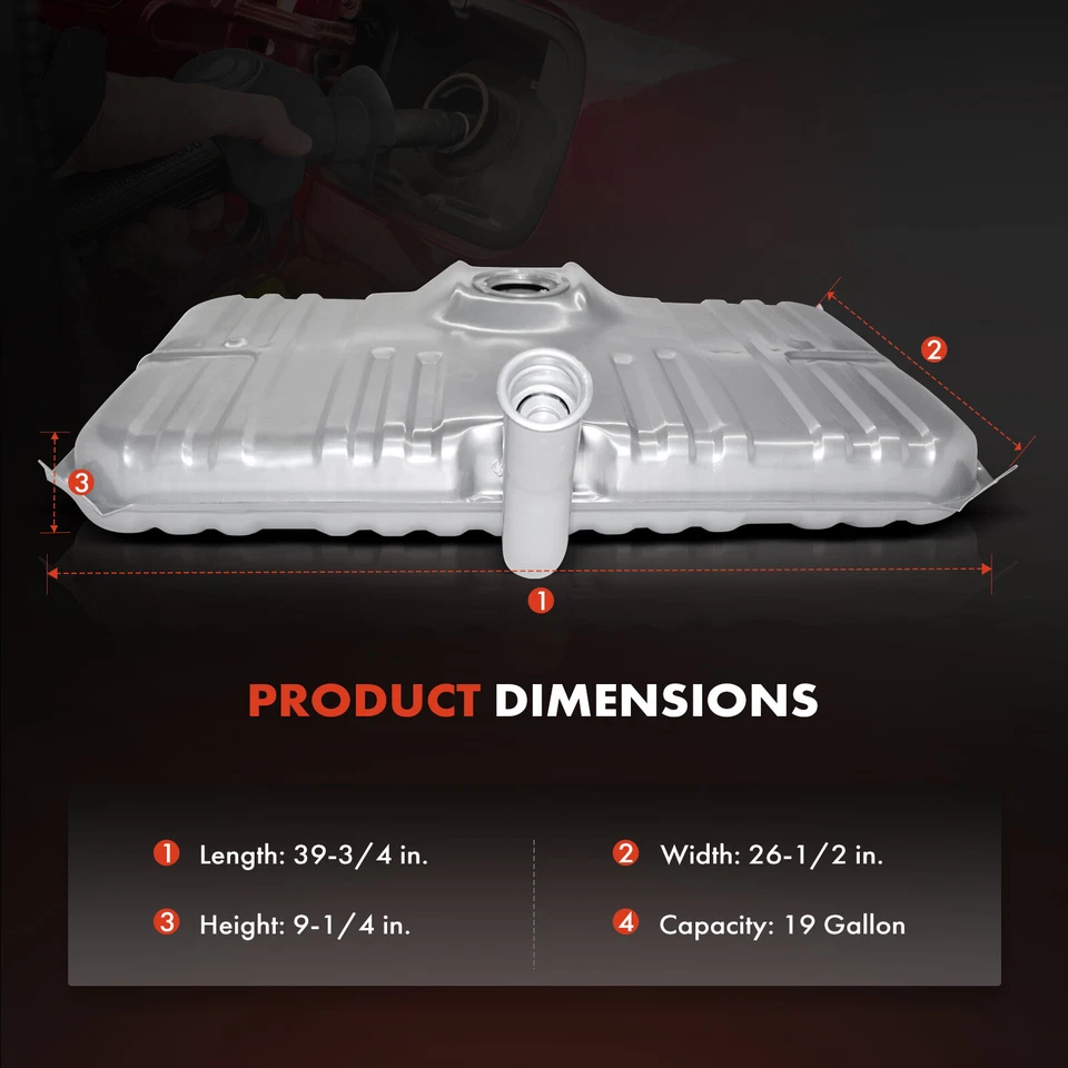 Tanque de combustible de 19 galones para Chevrolet Impala Caprice Pontiac Catalina 77-79 Olds Foto 4 de 4