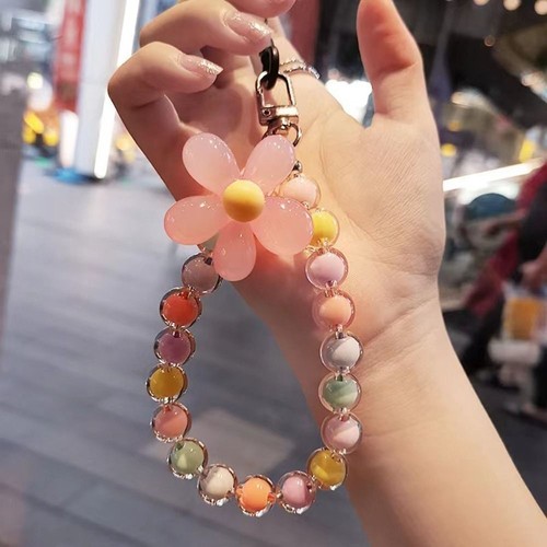 Chains Mobile Phone Chain Bead Lanyard Cellphone Straps Lanyard for Keys - Photo 17 sur 19