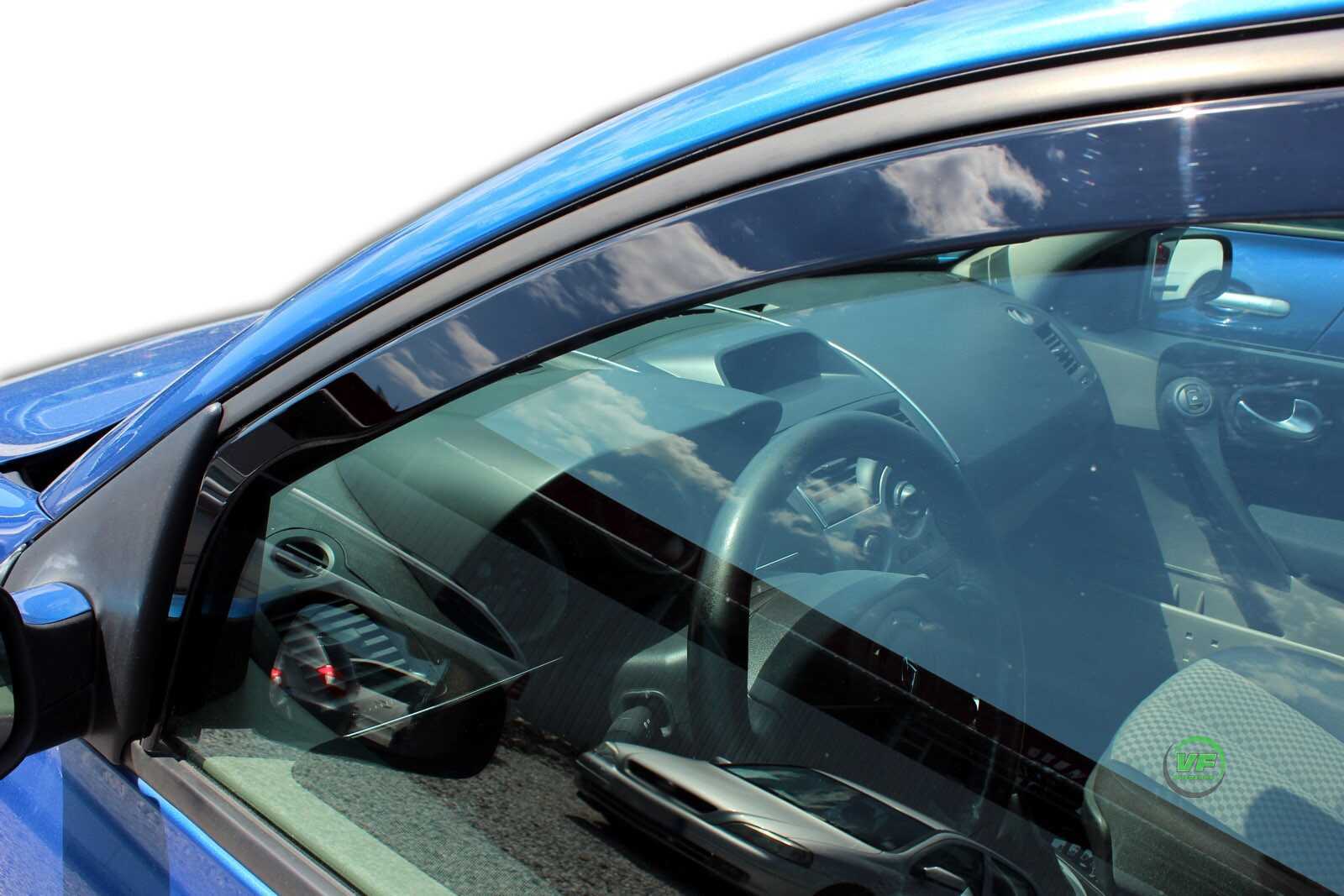 SET OF 4 HEKO TINTED WIND DEFLECTORS for RENAULT MEGANE mk2 ESTATE 2002