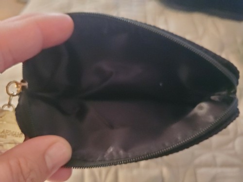 New GIORGIO ARMANI PARFUMS Black Beauty Cosmetic Make-up Pouch Bag change purse - Picture 6 of 9