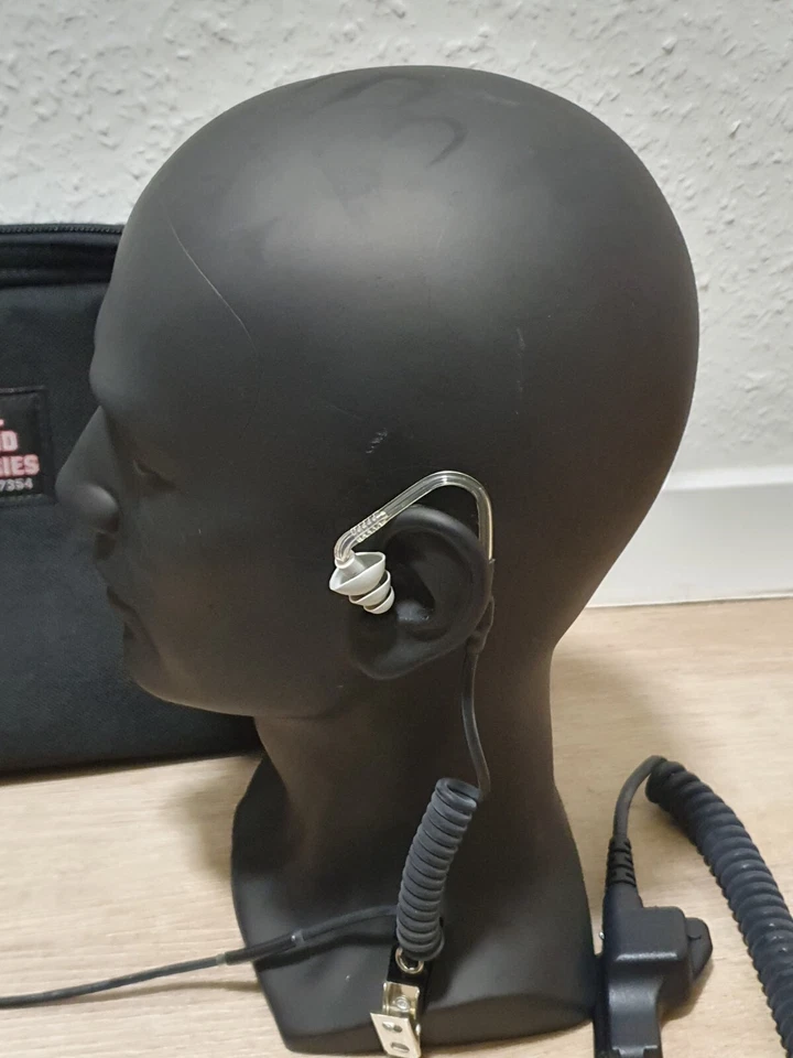 TCI Tecs Jedi Tactical PTT +InEar Headset TP120 Kopfhörer US ARMY BW Nexus Radio - Bild 3 von 4