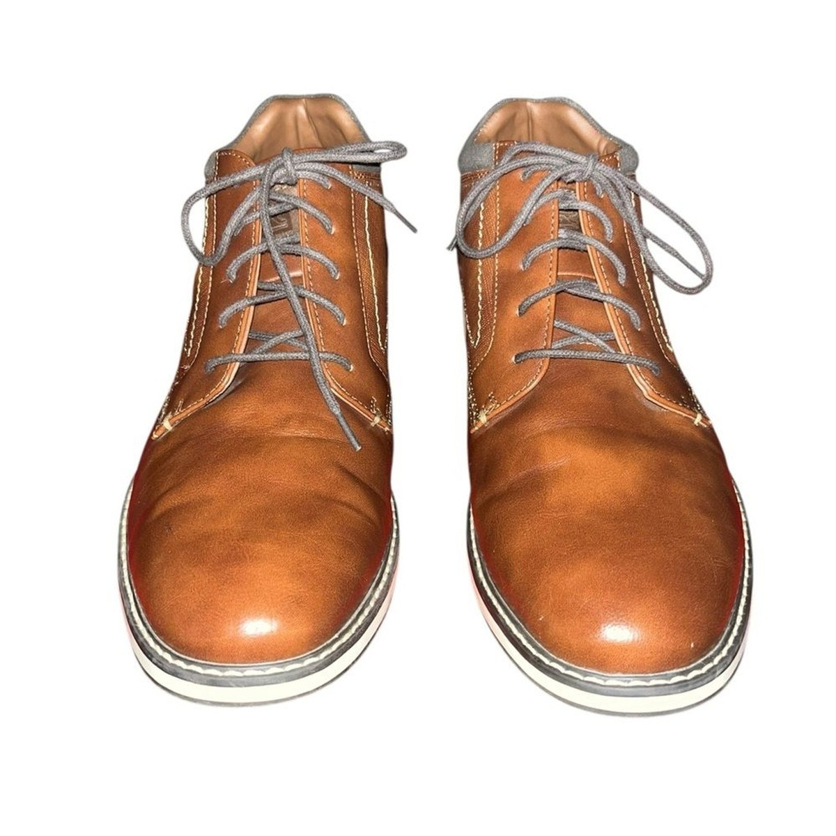 RYE BY HAWKER RYE Iboven Low Chukka Men\'s Brown Faux Leather Ankle Boots 12 RYE BY HAWKER RYE Iboven Low Chukka Men main image 2