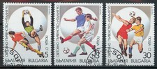 Bulgaria 1989 1990 World Cup Football part set of 3  used A407 *COMBINED POST