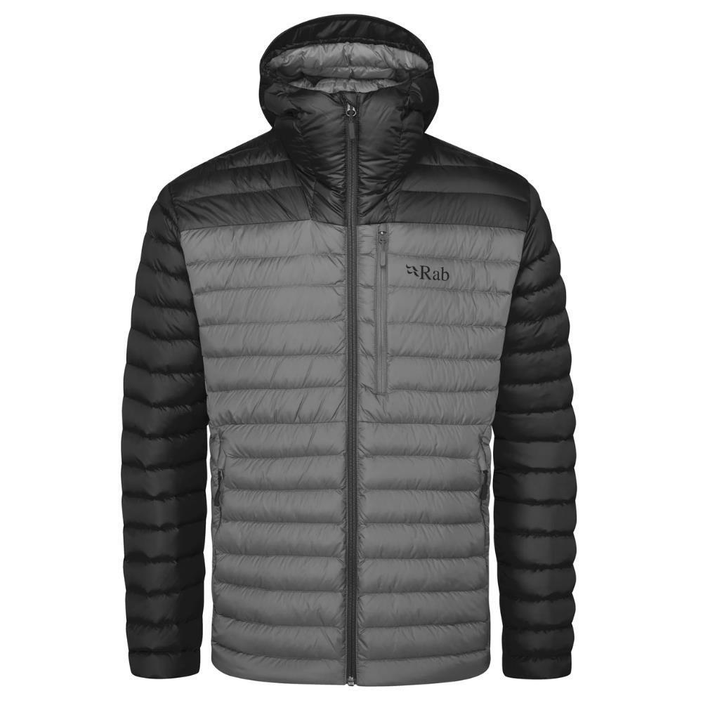 Rab Men's Microlight Alpine Down Jacket (Black/Graphene) UK