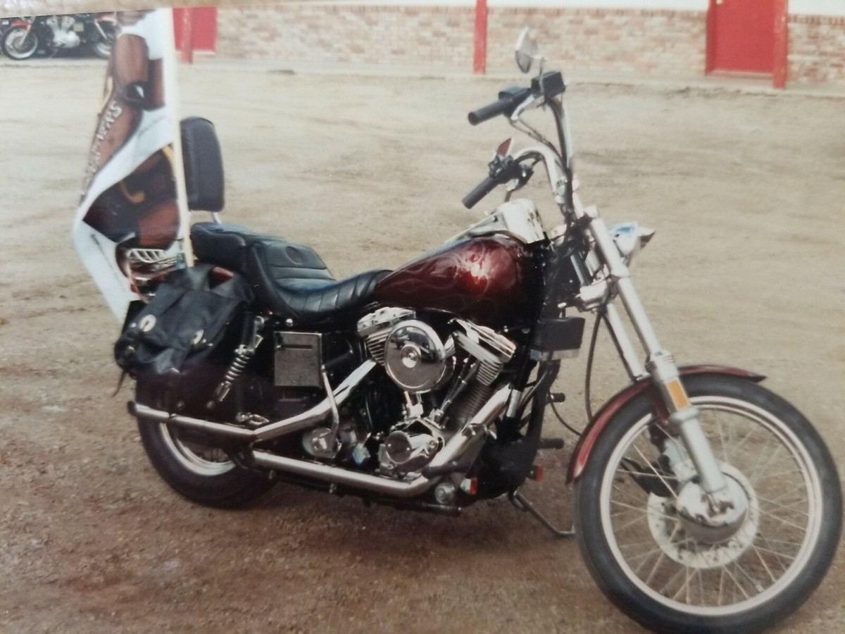 Original Vintage Photo 1970s Harley Davidson Motorcycle Custom