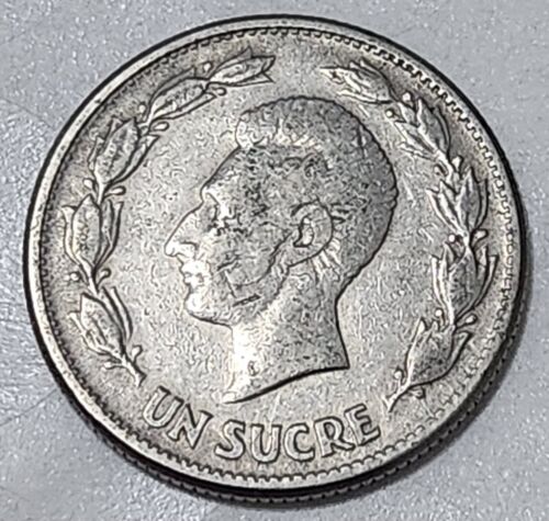 ECUADOR 🇪🇨 ONE (1) SUCRE COIN 1946 - Picture 1 of 2