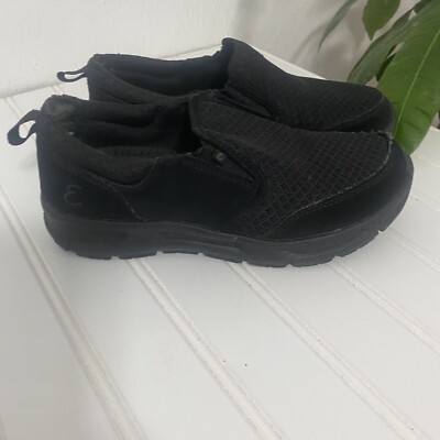 Emeril Lagasse Womens Oil Slip-Resistant Shoes Slip-On Black Size 