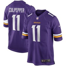 Minnesota Vikings Daunte Culpepper #11 Nike Purple 2025 Retired NFL Game Jersey
