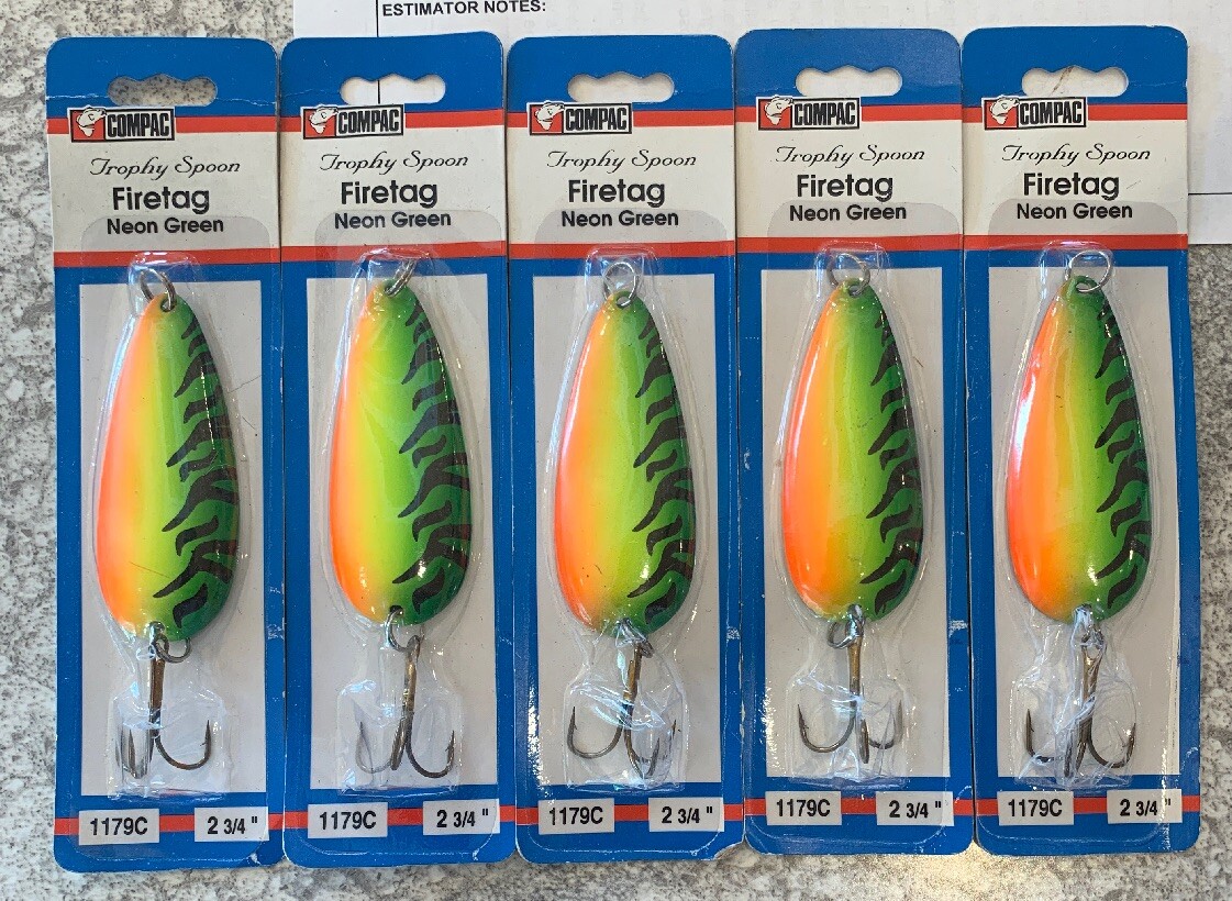 POISSON NAGEUR STICKBAIT PÊCHE AUX LEURRES STK 45 F FIRETIGER - Vert fluo, Jaune fluo, Orange