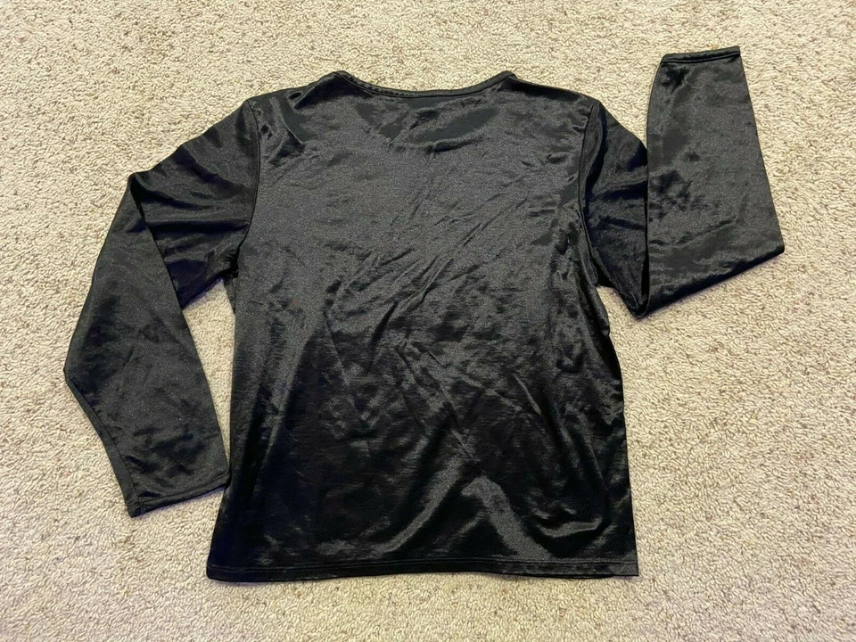 CAMISA CUDDL DUDS Chill Chasers XL Niñas Negra Brillante Z21 Foto 3 de 3