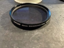 Camera Filter - TIFFEN 62mm ENHANCING Glass Lens Filter w/ Case Made in USA