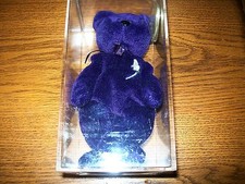 Authentic 1997 TY Beanie Babies Princess Bear Tribute NWT in Protective Case