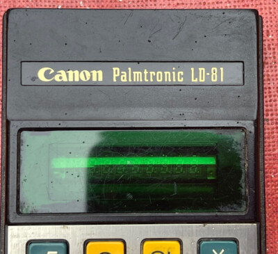 CANON PALMTRONIC LD-81 CALCULATOR | eBay