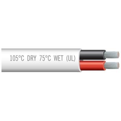 Marpac Marine Kabel Duplex 14 Gauge 600V Schwarz/Weiß 100'' USCG 7-4366 SAE