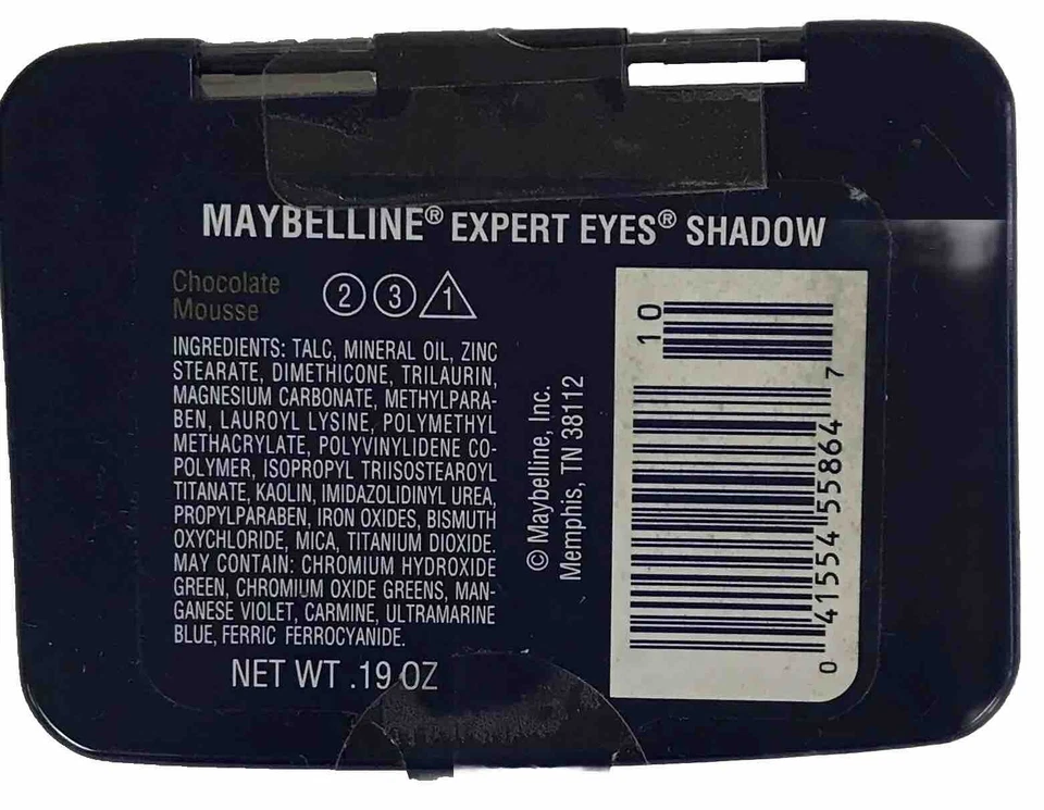 Lot Of 2 Maybelline Expert Eyes Trio Eye Shadow Kit - CHOCOLATE MOUSSE   Sealed - Image 2 of 2