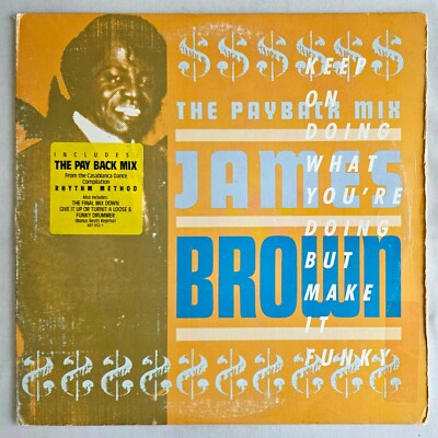 R&B / FUNK / SOUL - JAMES BROWN - THE PAYBACK MIX / FUNKY DRUMMER - OG PROMO