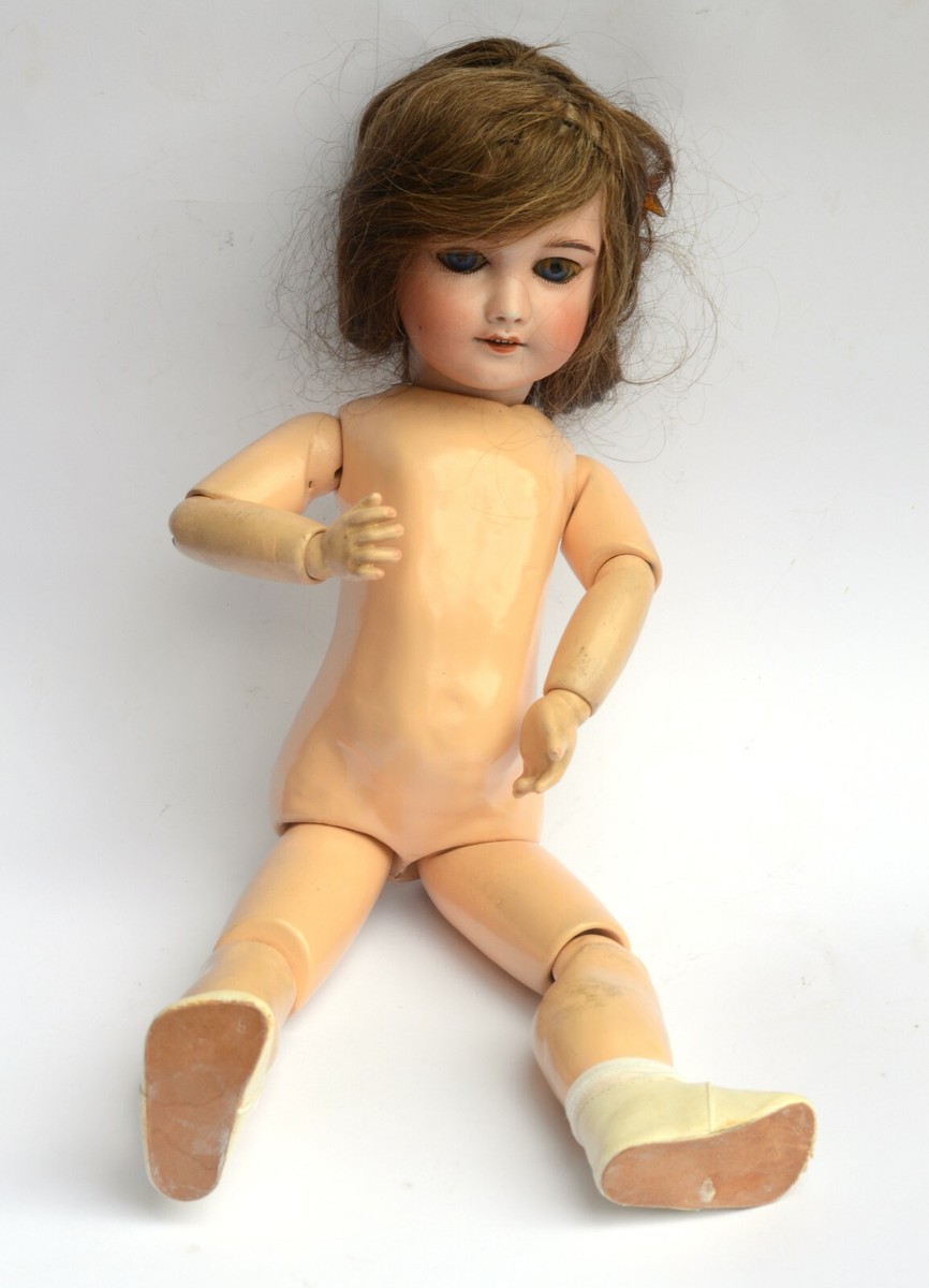 Tête porcelaine SFBJ R SFBJ PARIS 6, yeux basculants , Vente aux
