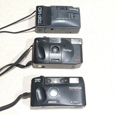 Vtg Cameras, Flashes, Accessories  Camera Bag. Some Works Some Not. Pre-owned