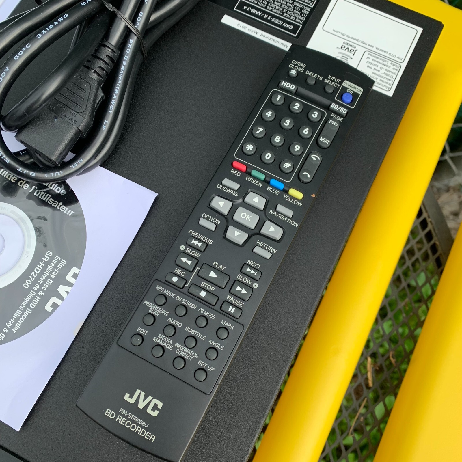 JVC Srhd2700u Bluray Disc & HDD Recorder for sale online eBay