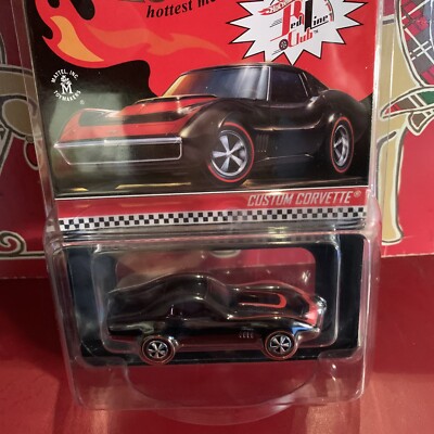 Hot Wheels 2022 RLC Custom Corvette – Édition Limitée à 25 000 – Échelle 1/64 – Occasion
