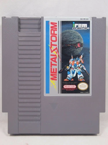 Metal Storm (Nintendo Entertainment System) Authentic Cartridge Cleaned & Tested